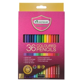 Master Art ดินสอสีแท่งยาว รุ่น เอส ซีรี่ส์ 36 สี (8851907273170)