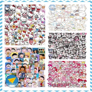 ✈ Avionshop - (50 ชิ้น) สติ๊กเกอร์ไดคัท ลายตัวการ์ตูน มี5แบบให้เลือก  กันน้ำ ติดได้ทุกพื้นผิว สติ๊กเกอร์กันน้ำลายการ์ตูน