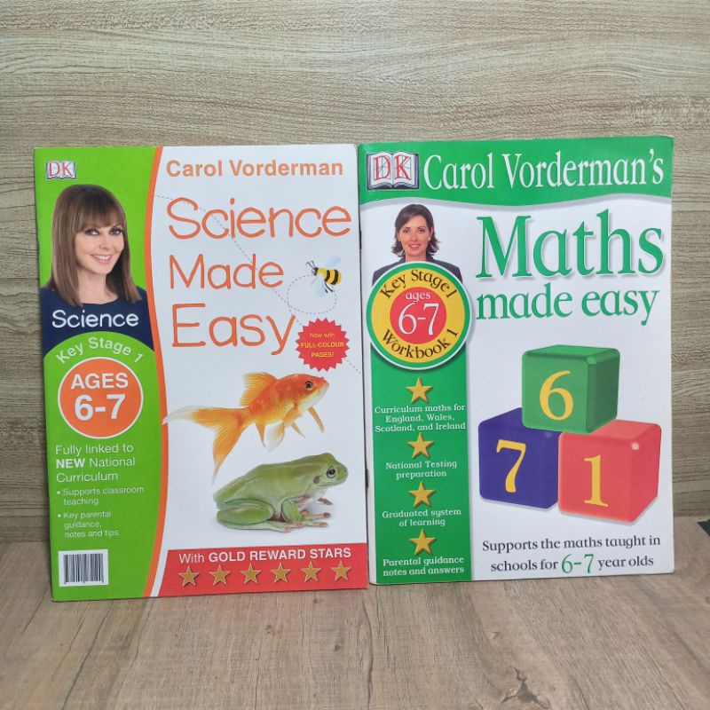 Maths, Science Made Easy, Carol Vorderman : หนังสือเรียน ปกอ่อน ภาษา ...