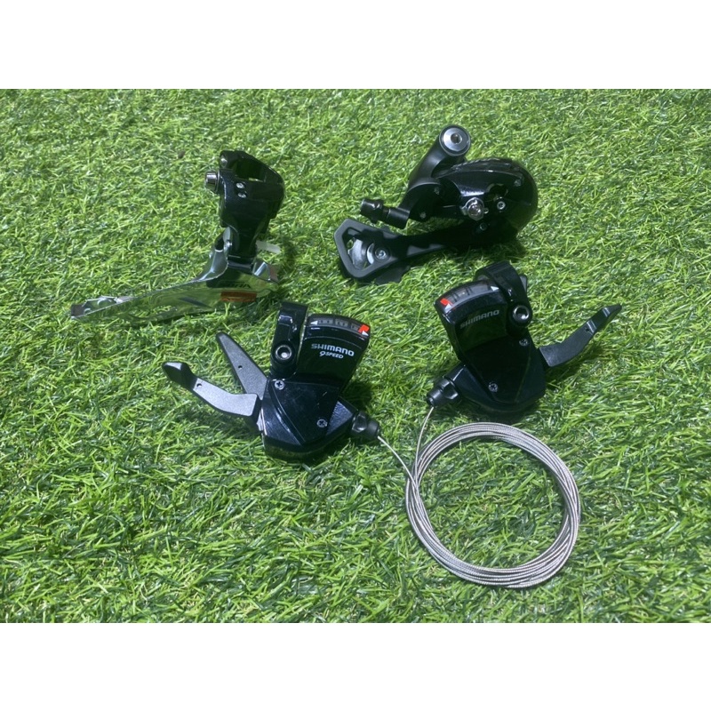 ชุดเกียร์ใส่แฮนด์ตรง-shimano-sora-3x9s