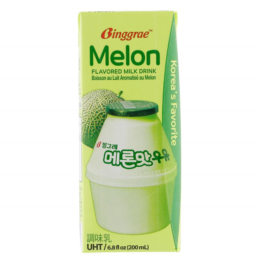 ภาพสินค้าพร้อมส่ง​ 바닐라맛우 นมเกาหลีรสผลไม้ Binggrae Flavored Milk Drink 200ml จากร้าน pennees. บน Shopee ภาพที่ 3