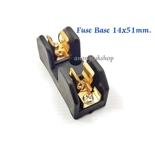 Fuse Base 14x51mm  เป็นฐานฟิวส์แบบขันน็อตขนาด14x51มิล ทนกระแส 30A 600V