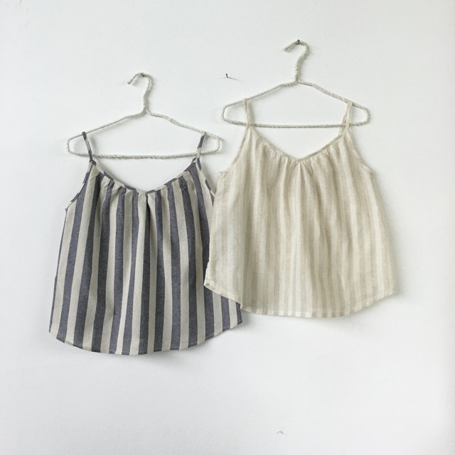 linen-tank-top-สีขาวออฟไวท์
