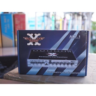 ปรีแอมป์ติดรถยนต์ 7 แบน ยี่ห้อ PLATINUM-X รุ่น-AK-7.1 แยกซับอิสระ