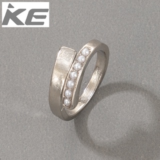 Hand jewelry OL temperament ring silver irregular diamond geometric single ring for girls for