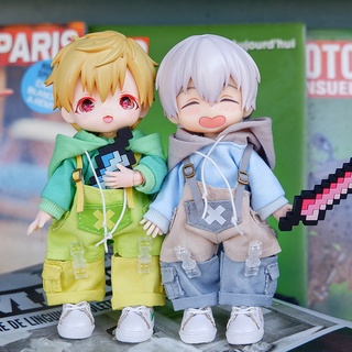 ภาพขนาดย่อของสินค้าOb11 ชุดเสื้อผ้า ทรงหลวม ลาย molly GSC Nendoroid YMY obitsu11 1/12 BJD BODY9