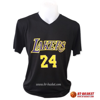 เสื้อบาส NBA Player ทีม Lakers สีดำ