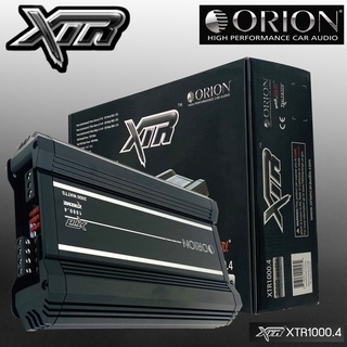 [ ของแท้ 100% ]เพาเวอร์แอมป์ ORION รุ่นXTR1000.4 AB เสียงดี แบบ4ชาแนลกำลังสูงสุด 2000 วัตต์