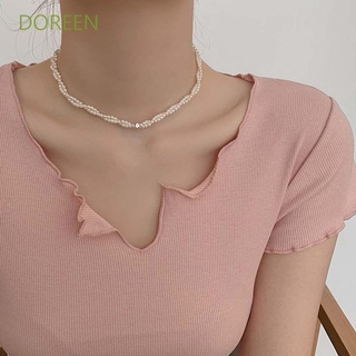 สินค้า Doreen เครื่องประดับสร้อยคอโซ่สองชั้นสไตล์วินเทจเกาหลีสําหรับผู้หญิง