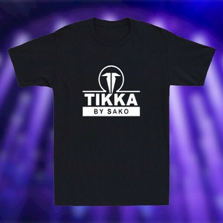 เสื้อเบลาส์ - ใหม่TikkaโดยSakoฟินแลนด์โลโก้ที-ผู้ชายนุ่มเสื้อ