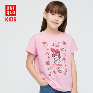 เสื้อยืด พิมพ์ลาย Uniqlo X SANRIO สําหรับเด็ก 435637S-5XL