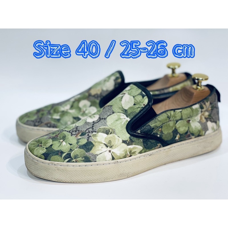 Gucci bloom hotsell slip on sneakers