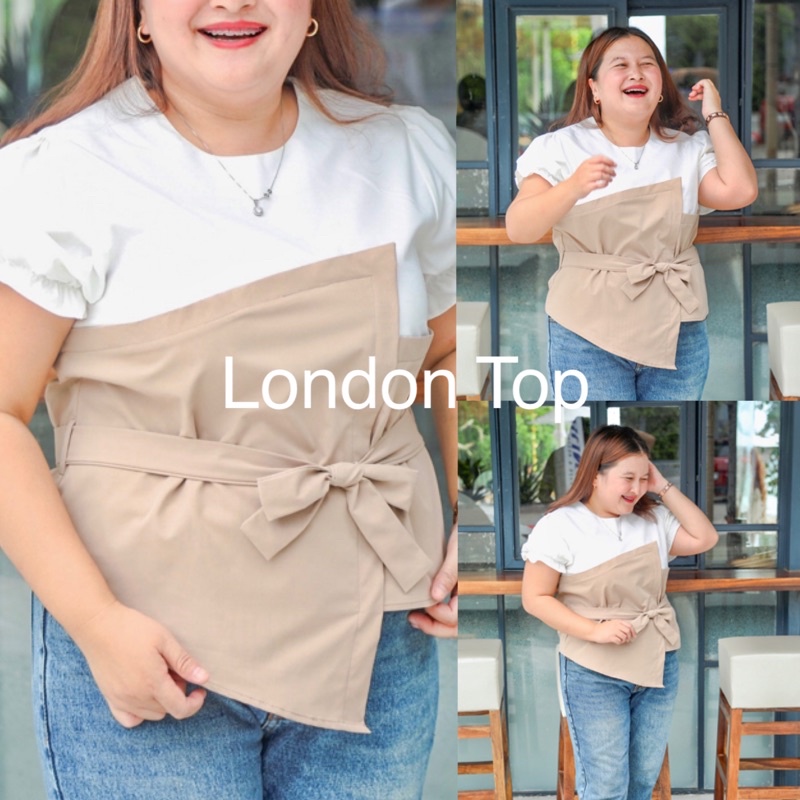 สาวอวบ-london-top-เสื้อสาวอวบ-เสื้อทำงานสาวอวบ