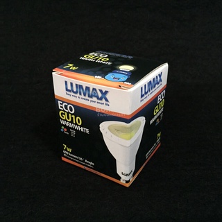 ภาพขนาดย่อของภาพหน้าปกสินค้า* LUMAX * หลอดฮาโลเจน LED 7W 220V แสงวอร์ม ขั้ว GU10 หรี่แสงได้ กระจกปิด (QC PASSED) แพคเกจใหม่ ดูรูปสุดท้าย จากร้าน borrae บน Shopee ภาพที่ 1