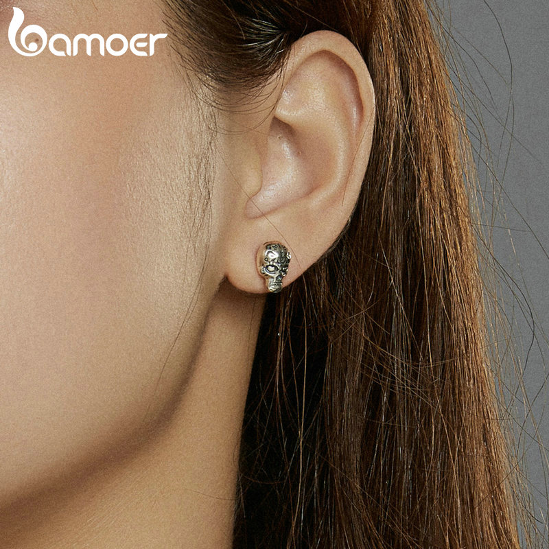 bamoer-authentic-925-sterling-silver-gothic-cool-skull-stud-earrings-for-women-and-men-silver-925-fashion-jewelry-sce953