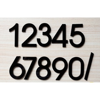 เลขที่บ้าน ตัวเลขอะคลิลิค  ป้ายบ้านเลขที่ ตัวเลขติดบ้านเลขที่  บ้านเลขที่