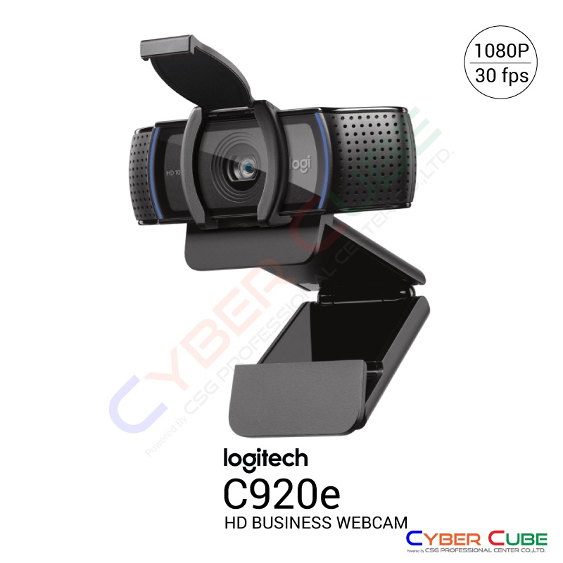 logitech-c920e-hd-business-webcam-กล้องเว็บแคม-hd-webcam-1080p-30fps-widescreen-78-stereo-mic