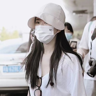 หมวกบักเก็ต กันแดด แบบเชือกรูด สามารถปรับได้ ป้องกันรังสียูวี ระบายอากาศได้ดี แห้งเร็ว เหมาะกับเดินชายหาดกลางแจ้ง แฟชั่นสําหรับผู้หญิง