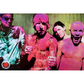 โปสเตอร์ Red Hot Chili Peppers เรด ฮอต ชิลี เพปเปอส์ รูป ภาพ ติดผนัง สวยๆ poster 34.5 x 23.5 นิ้ว (88 x 60 ซม.โดยประมาณ)