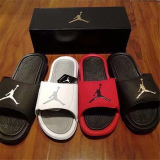 Nike Jordan รองเท้าแตะแฟชั่นสำหรับบุรุษและสตรีป้องกันการลื่นและดูดซับแรงกระแทกคุณภาพสูง 36-45