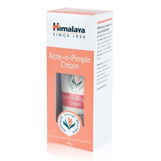 ฉลากไทยHimalaya Acne n Pimple Cream 30g.