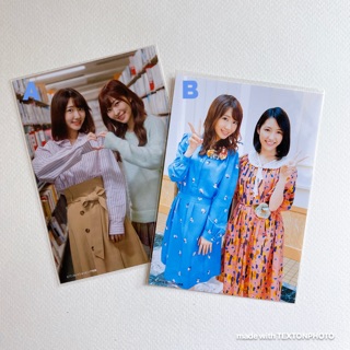 Akb48 รูปแถมร้าน Sashihara &amp; Yukirin 🌿and Mayuyu &amp;Yukirin🌷