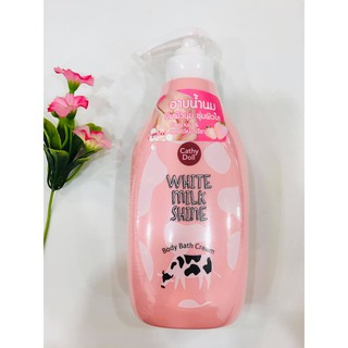 ไวท์มิคล์ไซน์ บอดี้โลชั่น โลชั่นอาบน้ำ Cathy Doll White Milk Shine Body Lotion 450 ml