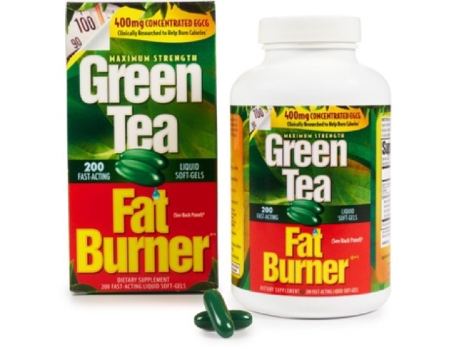 ภาพสินค้าของแท้ 100% Green Tea Fat Burner 400mg Concentrate EGCG กรีนที แฟต เบิร์น (200 Softgel) จากร้าน bestskinchoice บน Shopee ภาพที่ 5