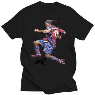 เสื้อยืด พิมพ์ลาย Ronaldinho R10 คุณภาพสูง แฟชั่นฤดูร้อน สําหรับผู้ชาย