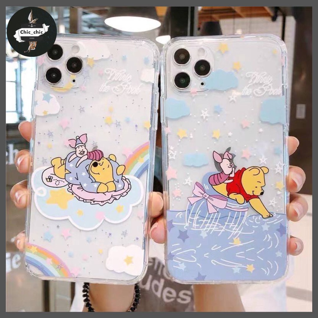 พร้อมส่งในไทย-เคสซิลิโคน-สกรีนลายการ์ตูนหมี-tpu-นิ่ม-ใช้สำหรับipทุกรุ่น-814