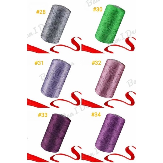 เชือกร่มเกรดเอ-ขนาด1-5มิล-สีพื้น-เซตที่2-10107