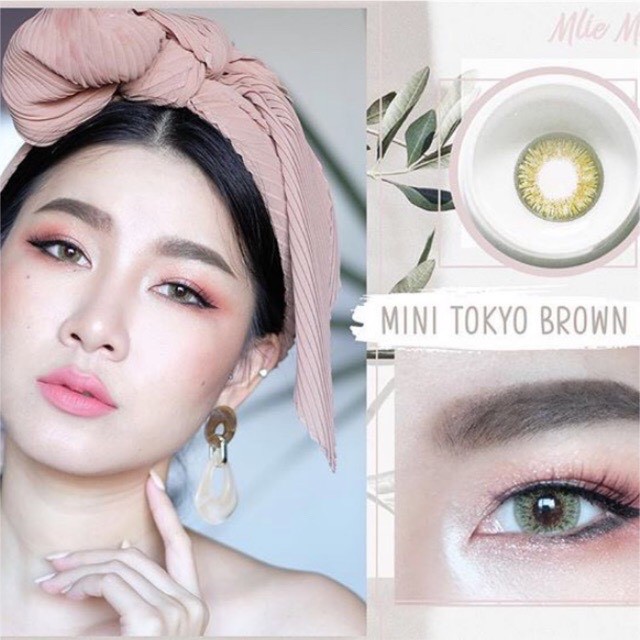 mini-tokyo-brown-1-2-มินิ-สีน้ำตาล-น้ำตาล-ทรีโทน-dream-color1-contact-lens-คอนแทคเลนส์-ค่าสายตา-สายตาสั้น-แฟชั่น-ส