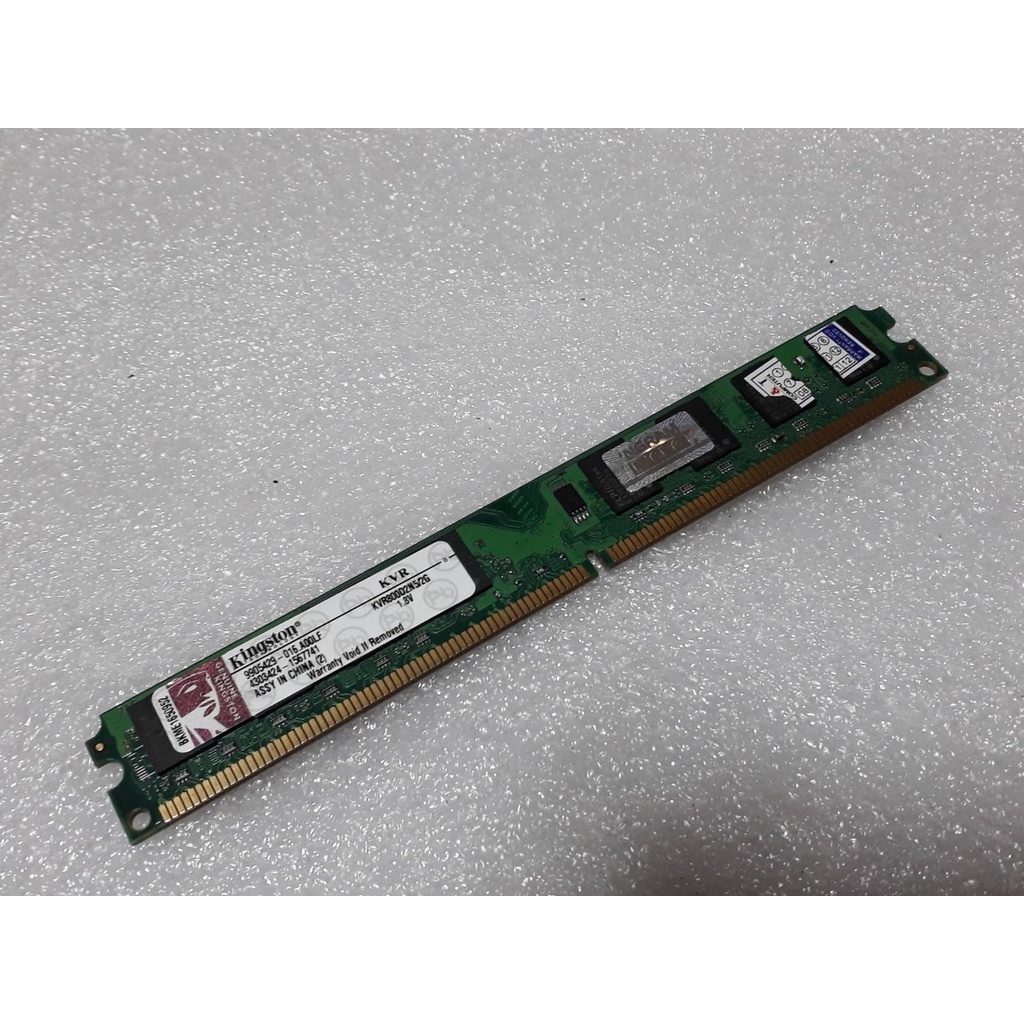 RAM Kingston DDR2-Bus800/2GB รหัส KVR800D2N5/2G แบบ 16 ชิป สำหรับ PC ...