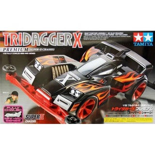 โมเดลรถมินิ4WD Tamiya Mini4WD 1/32 TA19433 TRIDAGGER X PREMIUM