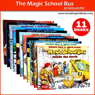 (ใช้โค้ดรับcoinคืน10%ได้) พร้อมส่ง * The Magic School Bus : The Bestselling Science Series (SET2)  จำนวน 11 เล่ม หนังสือภาษาอังกฤษ by GreatEnglishBooks