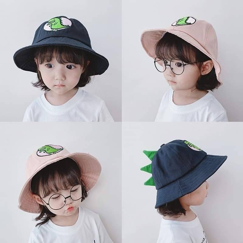 ภาพหน้าปกสินค้าหมวกเด็ก ไดโนเสาร์ Dinosaur bucket หมวกบัคเก็ตเด็กผู้ชาย เด็กผู้หญิง หมวกเด็กเกาหลี จากร้าน misspakji บน Shopee