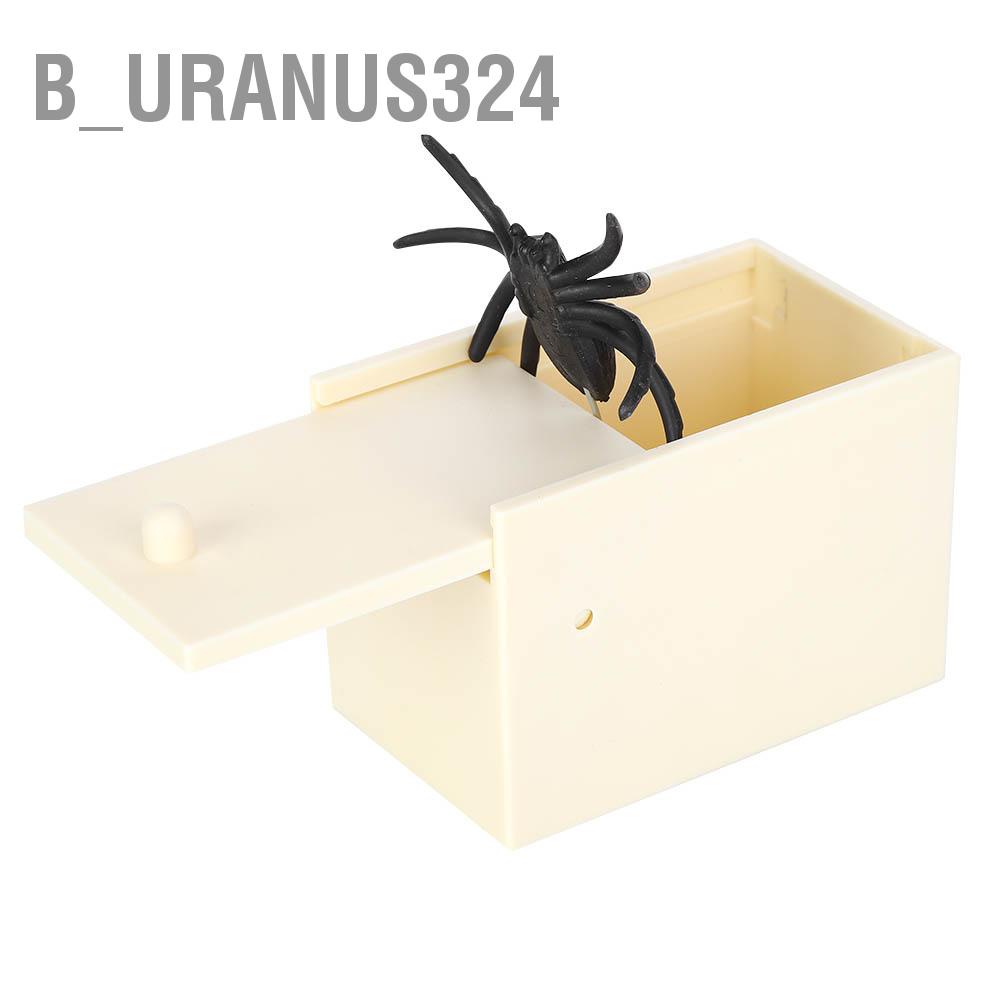 b-uranus324-กล่องแมงมุมปลอม-ของเล่นตลก-ของขวัญวันฮาโลวีน-เมษายน