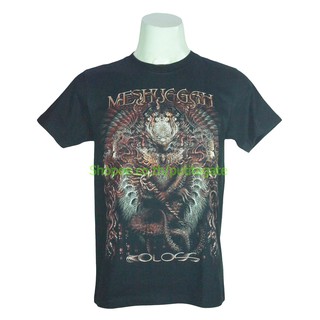 เสื้อยืดผ้าฝ้ายพรีเมี่ยมเสื้อวง Meshuggah เสื้อไซส์ยุโรป เมชูกกาห์ PTA1251 เสื้อยืดแฟชั่นวงดนตรี