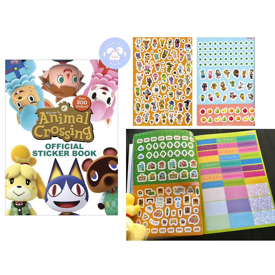 animal-crossing-official-sticker-book-หนังสือสติ๊กเกอร์-800-ดวง-พร้อมเกมส์-และกิจกรรม-พร้อมส่ง