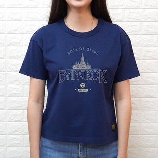 (พร้อมส่ง XS-M/4สี) เสื้อยืดผู้หญิง Bangkok เสื้อครอป ecofriendly