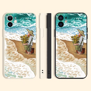 Van Gogh เคสไอโฟน 14 pro max 8 พลัส 7 8 plus se2020 iPhone 11 12 13 pro max oil painting phone case Xr Xs X max เคส นิ่ม