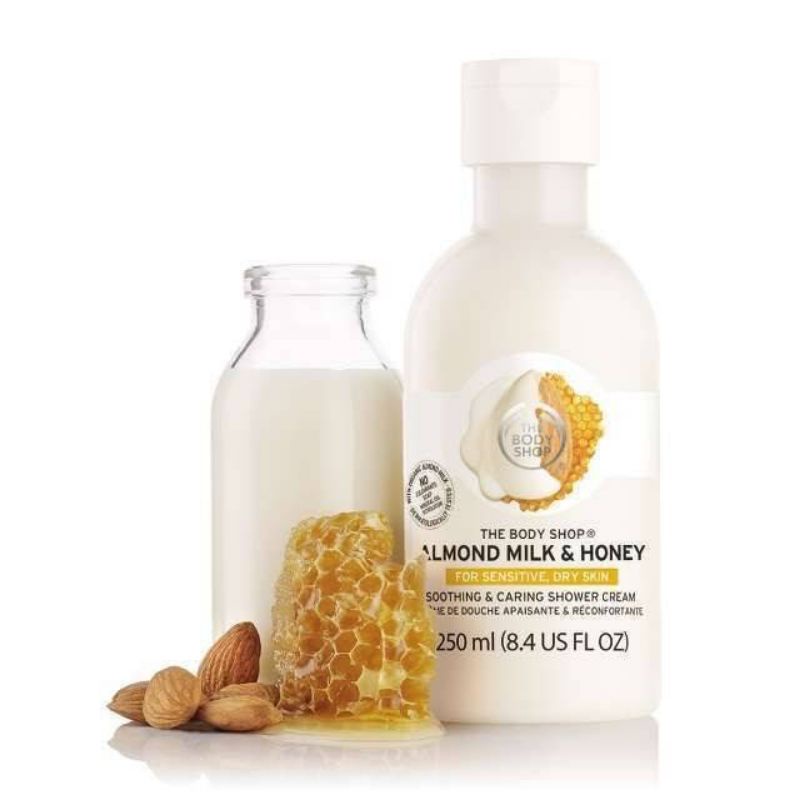 The body shop ALMOND MILK & HONEY SOOTHING & CARING SHOWER CREAM 250 ml