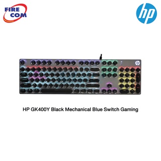 HP Accessory - คีบอร์ดเกมมิ่ง  Keyboard  HP GK400Y Black Mechanical Blue Switch Gaming (7ZZ91AA) [ออกใบกำกับภาษีได้]