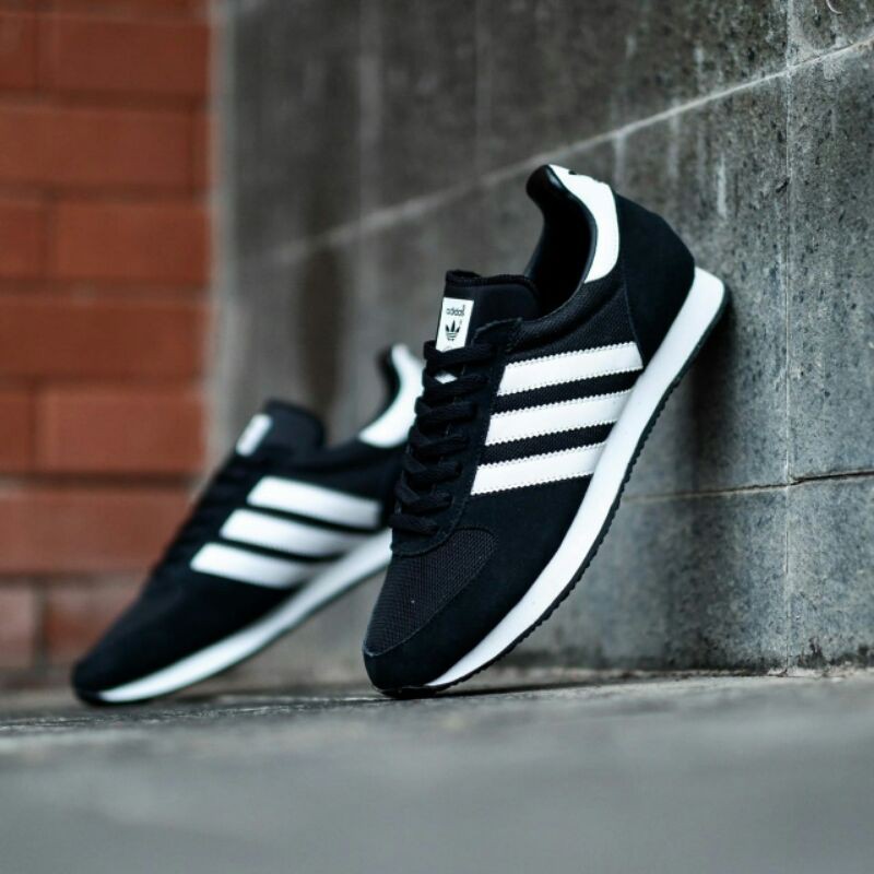 รองเท้าผ้าใบ-adidas-zx-racer-สีดําสีขาว