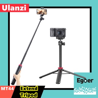 Ulanzi MT-44 ขาตั้งกล้อง สามขา สําหรับกล้อง DSLR โทรศัพท์ Vlog ขาตั้งกล้อง พร้อม Cold Shoe ที่วางโทรศัพท์ สําหรับไมโครโฟน LED Ligh