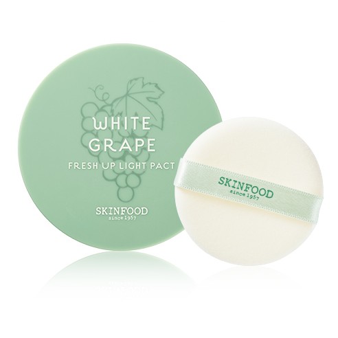 ของแท้-ห่อแน่น-skinfood-white-grape-fresh-light-pact-แป้งองุ่น