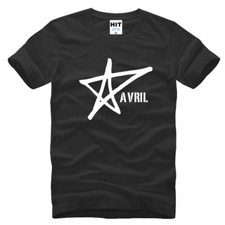 Yuanl5 {พร้อมส่ง เสื้อยืดแขนสั้นลําลอง ผ้าฝ้าย 100% พิมพ์ลาย Avril Lavigne พลัสไซซ์ ไซซ์ XS-3Xl ของขวัญวันเกิด สําหรับผู