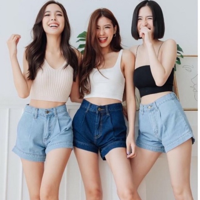hot-s-42-กางเกงยีนส์ขาสั้นบาร์บี้-ผ้าดี-ทรงสวย-มีbigsizeค่ะ-สาวอวบ-คนอ้วน-ใส่ได้