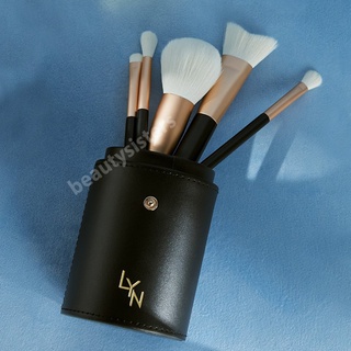 แปรงแต่งหน้า LYN ทั้งเช็ต 5 ชิ้น พร้อมกล่องหนังสีดำ LYN MAKEUP BRUSH SET