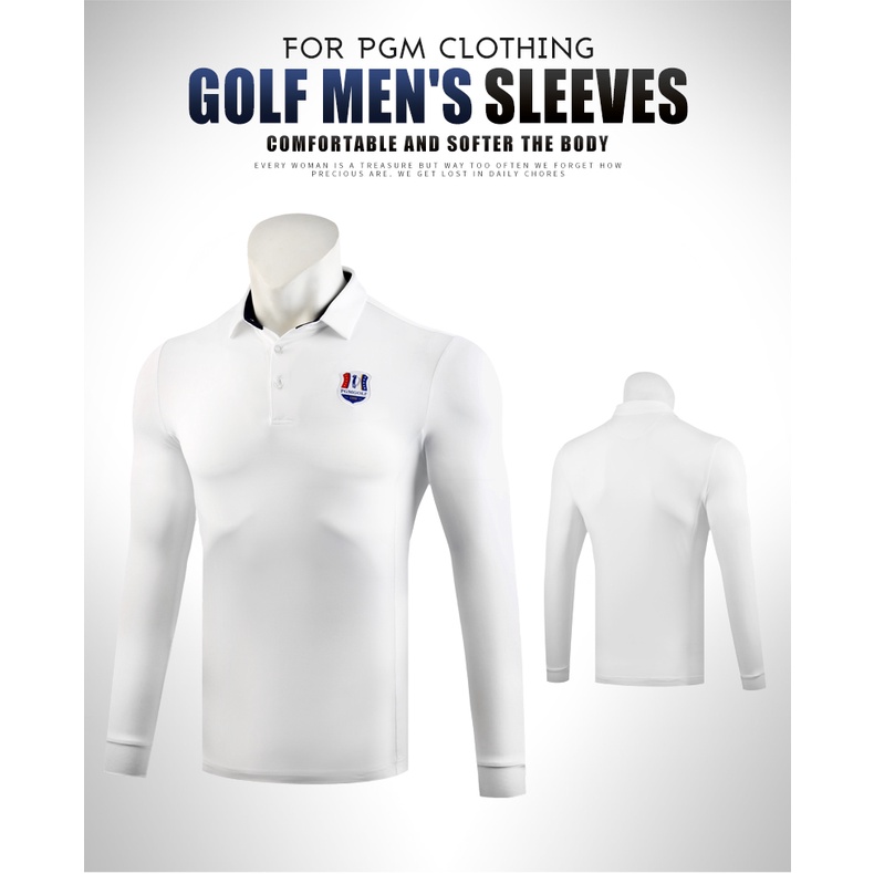 11golf-เสื้อกอล์ฟ-แขนยาว-ผู้ชาย-pgm-yf212-men-golf-shirt